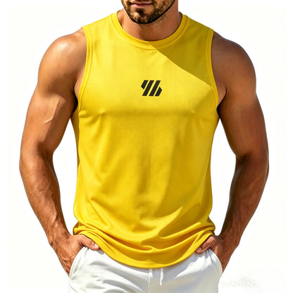 Men's Casual Fitness Tank Top. .  Sportswear Sleeveless Shirt. Mesh Breathable Tops.  Sports Vest Undershirt Mens sizing has to go UP 2 (TWO) SIZES for USA and EURO  SIZING.  NO RED Available!!!!