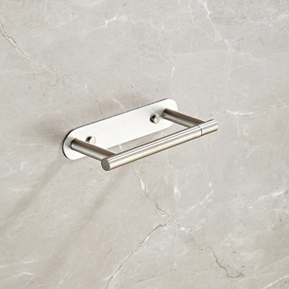 304 stainless steel toilet paper holder.  Can be non punched, screw punched, rotatable toilet paper holder, wall toilet roll paper