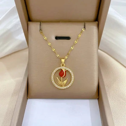 Exquisite Micro Inlaid Zircon Butterfly Tassel Necklace For Women and MOTHERS DAY Gift.   Stainless Steel,  Clavicle Choker Jewelry