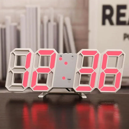 FUN Digital Wall Clock for Kitchen or Office.   Desk,  Electronic Alarm,   Modern Home Decoration for Bedroom Decor Interior Led Table Clocks Living Room
