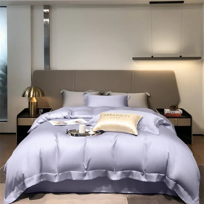 Dreamreal Pure Bamboo Bedding Set for Hotel Home Luxury Organic Bamboo Duvet Cover Fitted Bed Sheet Sets Pillowcase Cooling Soft