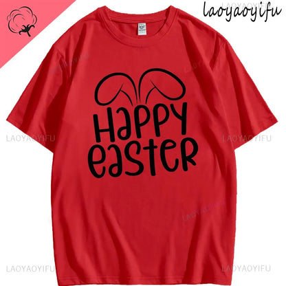 Bunny with Sunglass Unisex Retro Aesthetic T-shirt Funny. Happy Easter Bunny,  Cotton Tshirt, Ears  and Cute Rabbit
