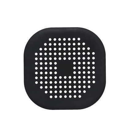 Square Silicone Drain Cover, Bathroom Drain Hair Filter, Drainage Cover.
