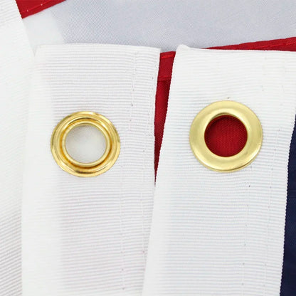 Heavy Duty US 3x5 Feet Waterproof Nylon.  ""Embroidered Stars"  and  "Sewn Stripes" ,  USA/ American Flag