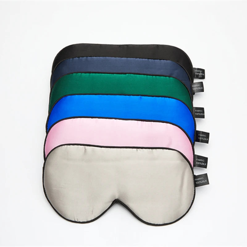 100% Mulberry Silk Sleep Mask For Women /Men.   Soft Eye Patches of  Natural Silk .   Satin Mask, Sleeping Comfort Eye Cover, High End.  BLUE is Least Available..... BLACK is MOST Available.  HURRY for other colors!
