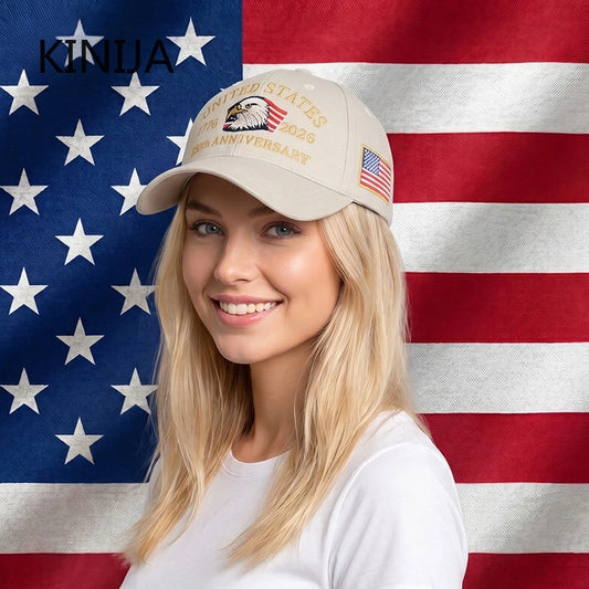 Hot Sale Unisex Baseball Cap for American 250th Anniversary 1776-2026.  Embroidered Hat Cap Eagle Pattern USA Patriotic Hat