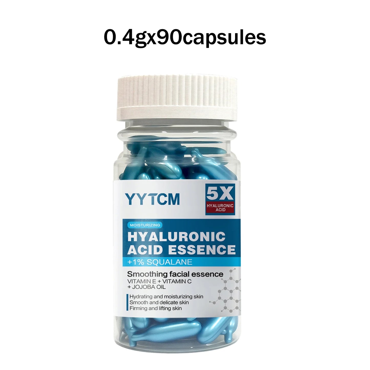 Hyaluronic acid for deep moisturizing capsule essence, deep moisturizing and brightening skin essence (0.4gx30 capsules)/bag -1 bag.  Beautiful skin for Special Occasions AND Everyday