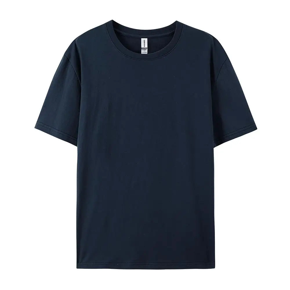 100% Cotton Solid T-shirts for Men / Woman, older Teens, Short Sleeve Fashion Brand Trend,  Casual Soft Clothing Tees,  Customized Products,  Summer Tops, ,