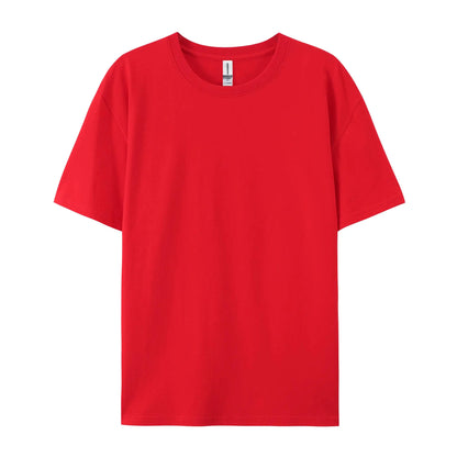 100% Cotton Solid T-shirts for Men / Woman, older Teens, Short Sleeve Fashion Brand Trend,  Casual Soft Clothing Tees,  Customized Products,  Summer Tops, ,