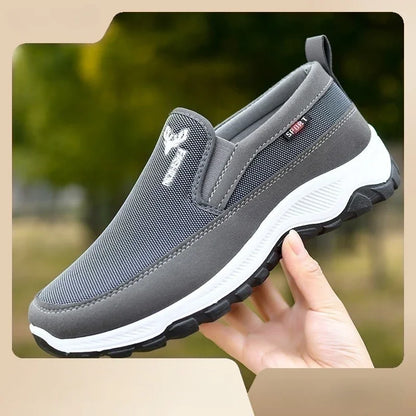 Men Running  and  Hiking Sneakers,  Breathable,  Orthopedic,  Slip-On,  Comfortable for Outdoor Activity, Running true tp size but check sizing charts to be certain!