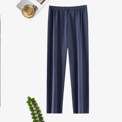 Men's Pajama Pants, Spring and Autumn Thin Trousers for Casual Summer. Large Sizes and Loose for Home or Outside