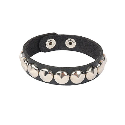 PU Leather Bracelets, Adjustable Cuff Bracelet/ Rivets/Buckle Wristband for Men /Women