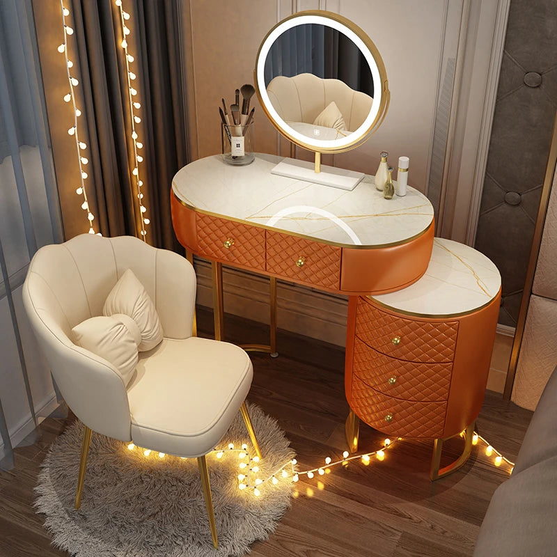 Corner Sideboards Vanity Table,Bedroom Organizer,  Table ,Drawers, Console.  Postmodern Furniture