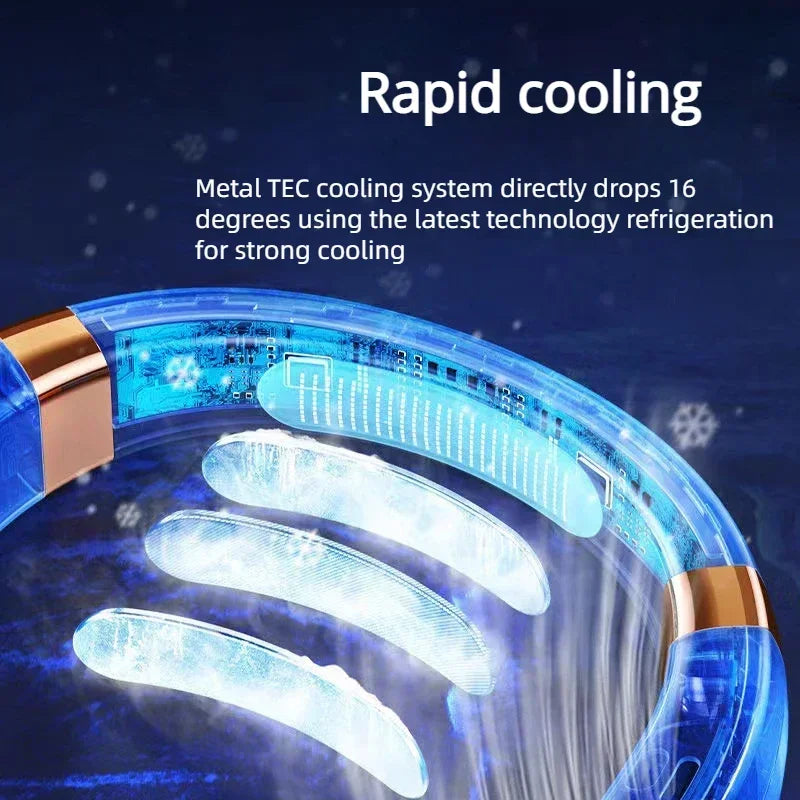 Neck Fan Rechargeable, Personal Portable Fan,  Battery Operated, Hands Free Wearable USB Neck Cooling Fan for Indoor /Outdoor.  White is least available....HURRY!!!  BLACK is MOST Available.