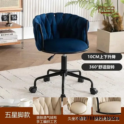 Pretty Vanity  Chair for Girls Bedroom,  Makeup Chair,  Girls Bathroom.  ,,Comfortable for Long Periods of Time,, Backrest,  Lift Swivel Chair