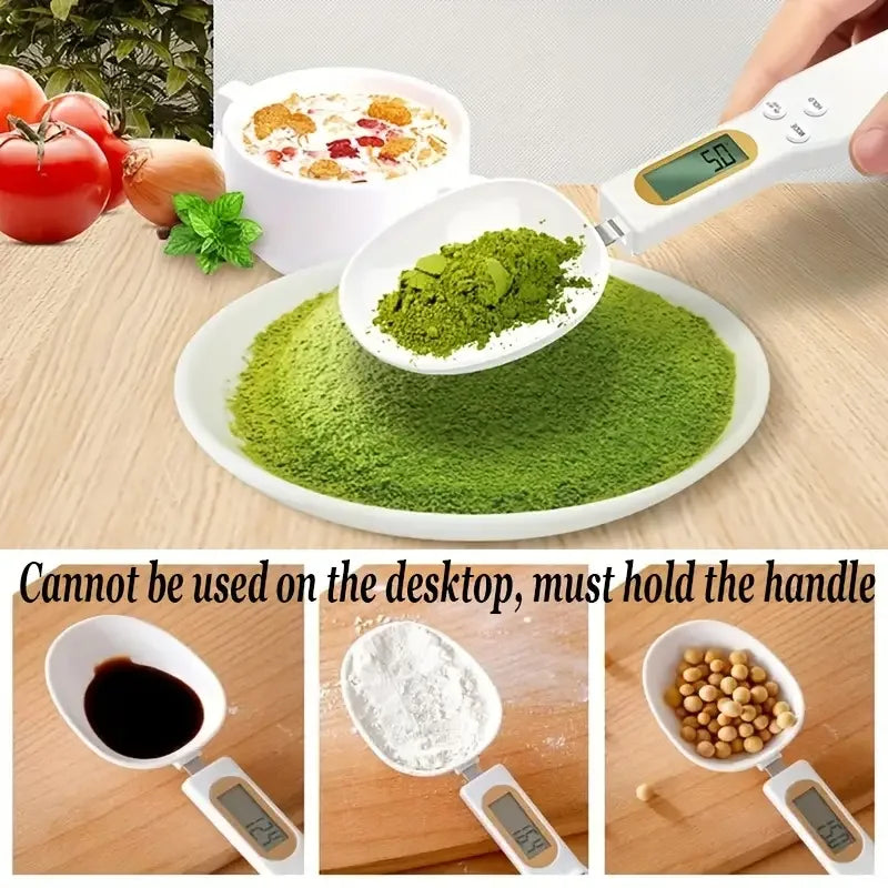 Mini Spoon Scales,  Digital Kitchen Scale,  Electronic LCD Food Scale to  0.1-500g Cooking Flour, Milk, Coffee, Powder Weight Measuring Spoons