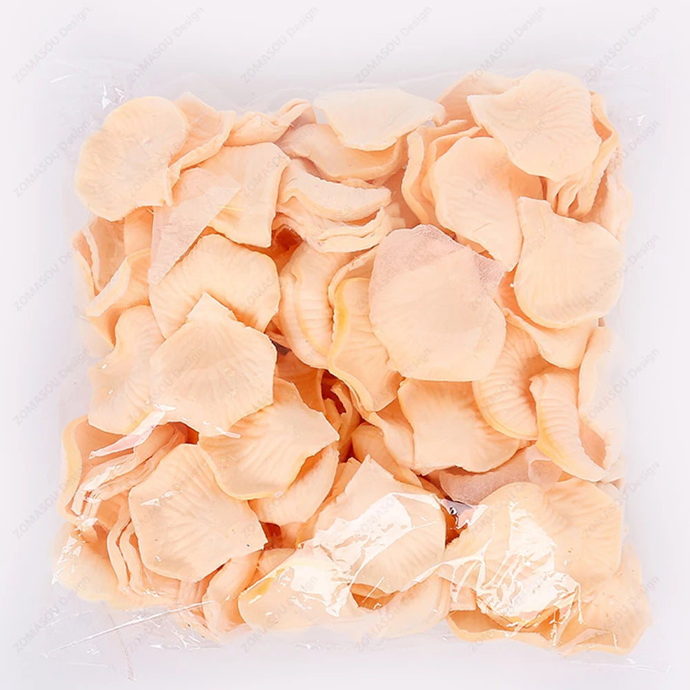 100-10000Pcs Top Colorful Artificial Fake Rose Petals Red White Gold Roses Petal Flowers .  Romantic Wedding Party Valentines  Decor, Etc.
