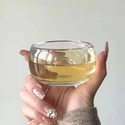 Crystal Glass Thickened Single Cup of High-grade Health Tea Cup 100ml  or Shot Glass
