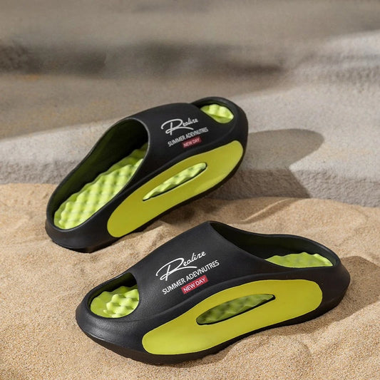 Mens  Leisure Slippers /Womens Summer House Shoes,  Soft EVA Anti-slip, Indoor, Beach Slides,Female/ Male Outdoor Street Sandals