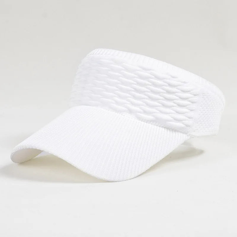 Style "A" is all gone( With the 3 Stripes. ) Styles "B" and "C" are available.  Summer,  Empty Top Straw Hat for Women, Outdoor for Sunscreen .  Visor for  Female,  Handmade,  UV Protection, Big Brim Sun Hat/Visor.    The pi