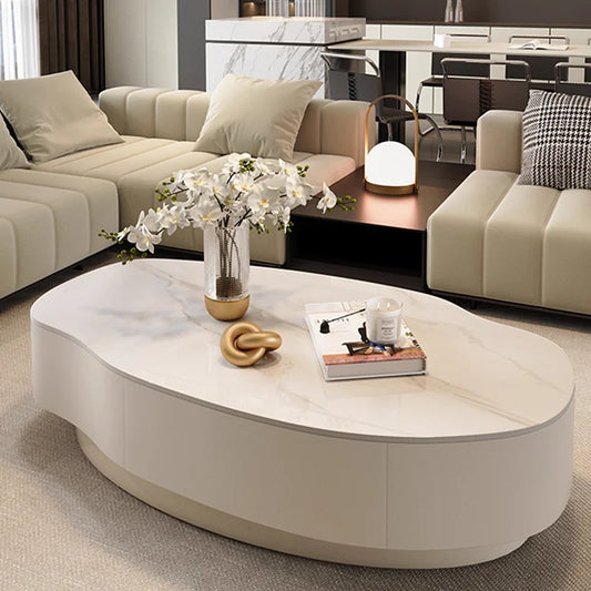 Standing Minimalist Side Table, Luxury Nordic,  Space Saving Coffee Table,  Salon Furniture