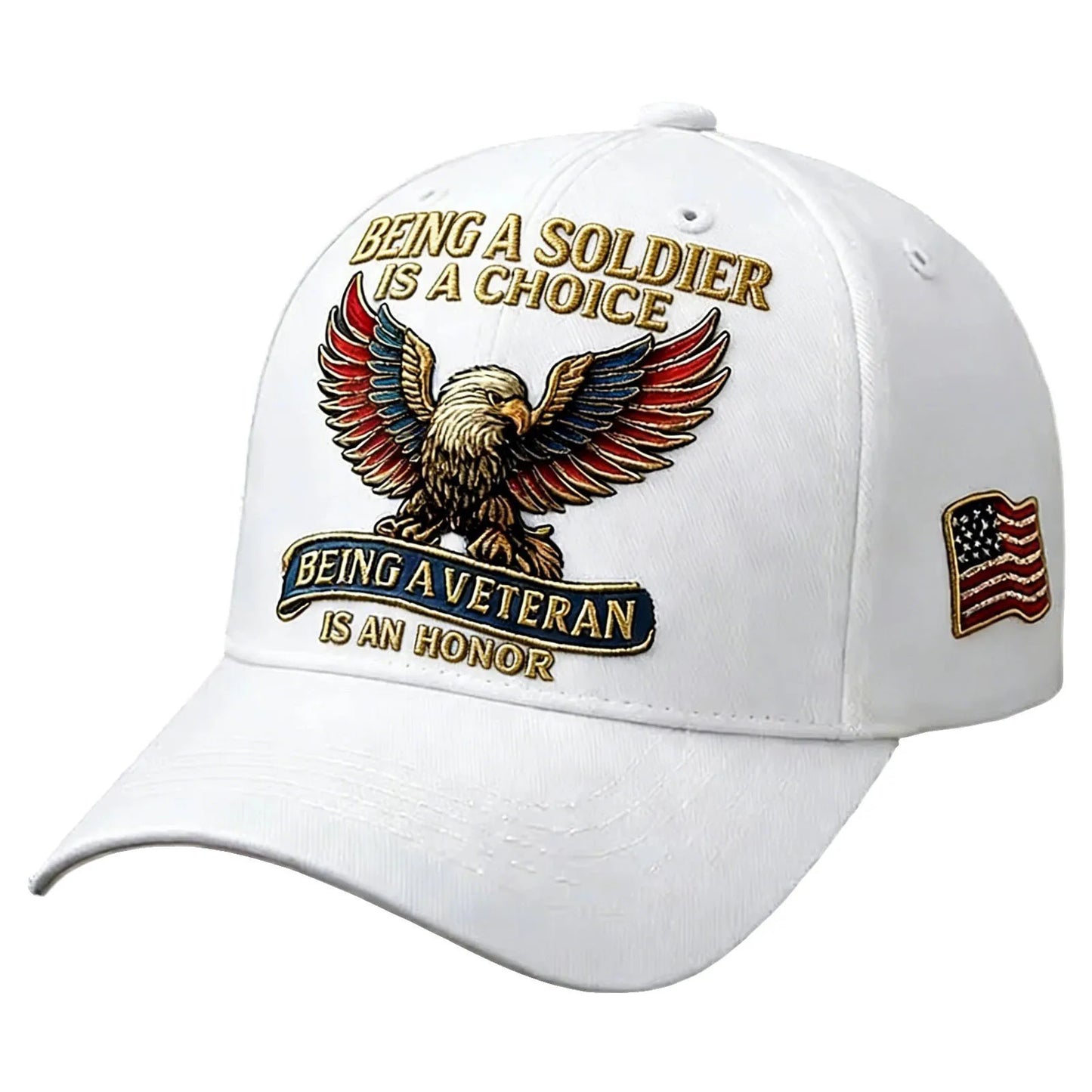 USA 250th Anniversary Hat Patriotic Baseball Cap for VETERANS,  Eagle Flag Embroidered  For Men /Women 250 th Year Anniversary Caps