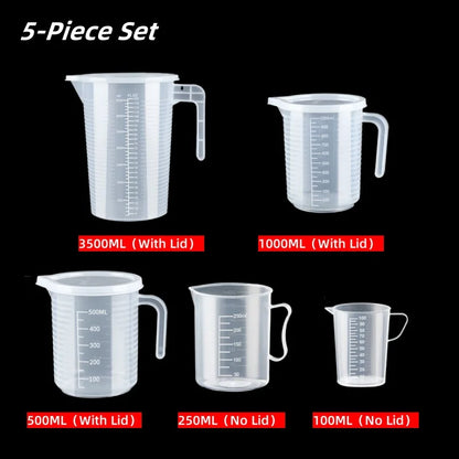 100-5000ml Thickened Plastic Measuring Cups,  Food Grade Measuring and Measuring Cup Beaker