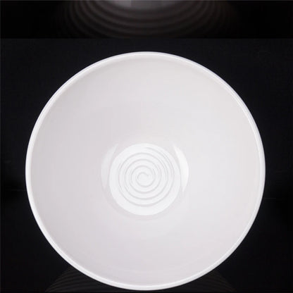 Japanese Hat Shape Bowls. White Melamine Large Ramen Rice Noodle/ Soup Bowl.