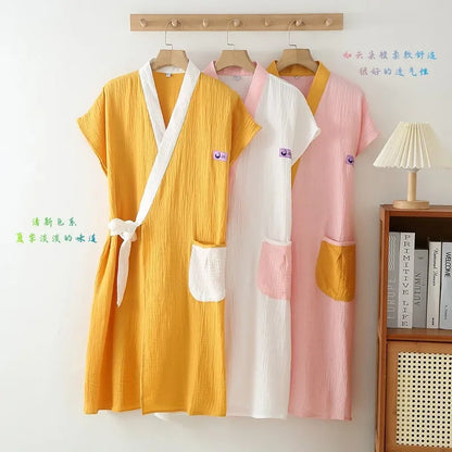 Multi Colors" Couples " Bath Robes.  Wearable Sleeveless Womens/Mens Cardigan Croosover style.