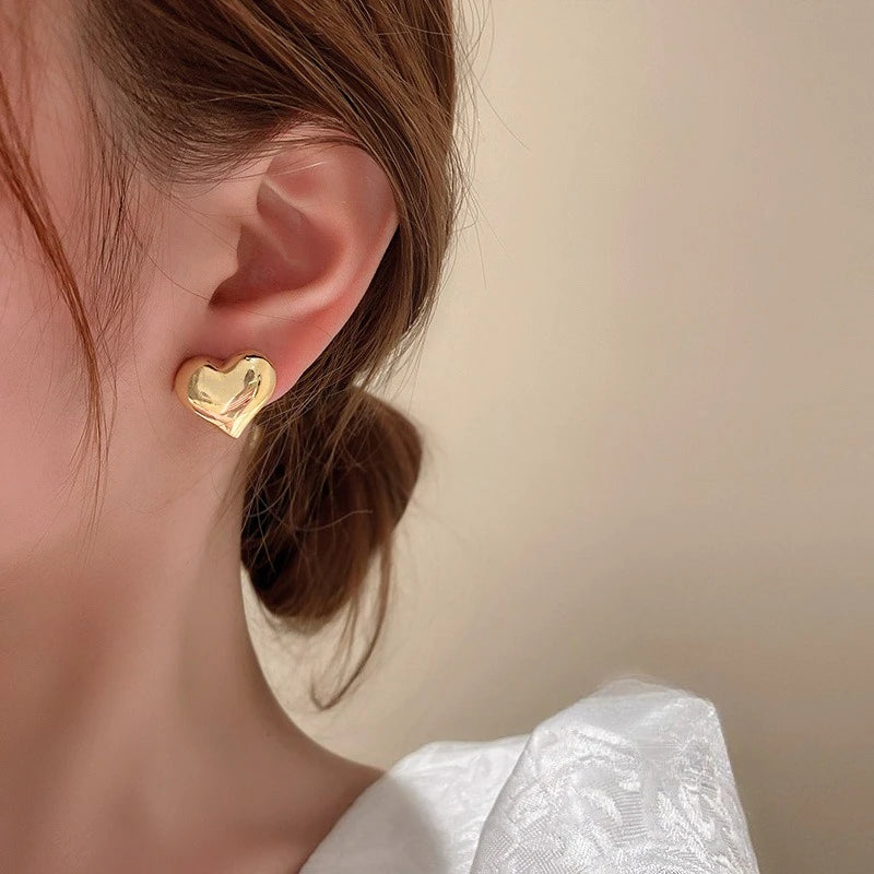 Stainless Steel Gold Color Circle Hoop Earrings for Women Simple Cubic Zircon Double Ring Earring Cartilage Piercing Jewelry