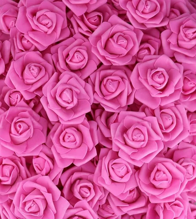 10/20/50Pcs Artificial Foam Rose Flowers,  Fake Flower for Home,  Room,  Decor for  Wedding Party, Halloween, Thanksgiving,  Christmas, Valinrtines Day