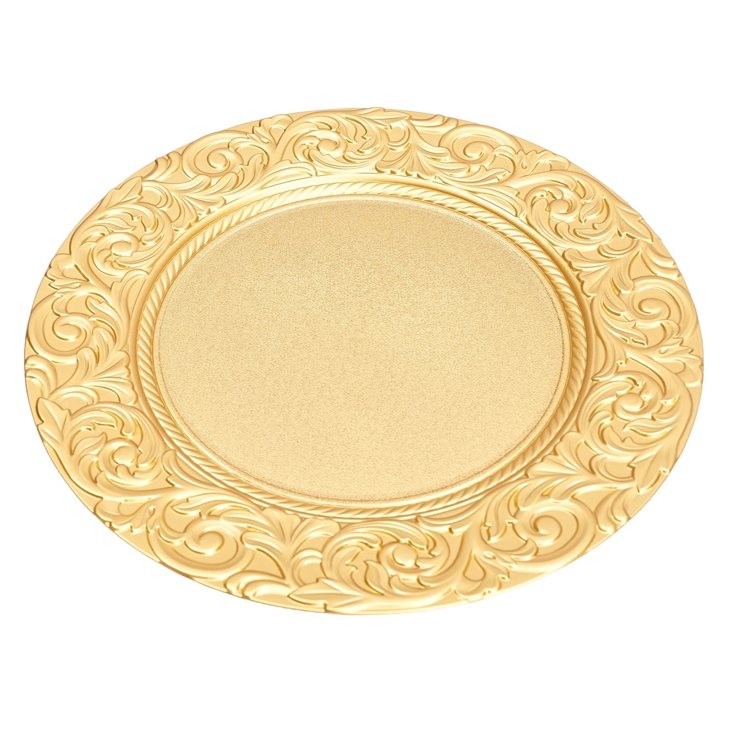100-Piece Set of Western-Style Dessert Plates (Patterned), Dinner Plate Set, Round Plates, Reusable Plates