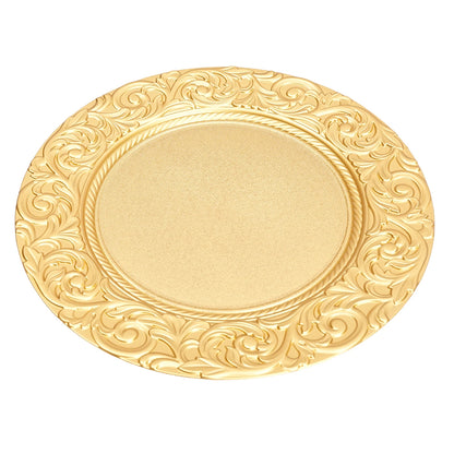 100-Piece Set of Western-Style Dessert Plates (Patterned), Dinner Plate Set, Round Plates, Reusable Plates