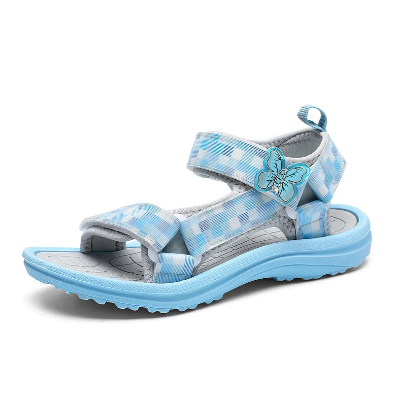 Summer Childrens Sandals , Baby Girls/Toddlers,  Soft Non-slip Princess Shoes,  Baby Cute,  Pearl Princess .
