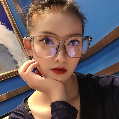 New Large Frame Myopia Glasses with Anti-Blue Light Eyewear for Women.  Eye Protective Computer Goggles, Diopters -1.0 -1.5 -2.0 To -6.0.  With so many choices,  please make sure your'e getting the features you want.