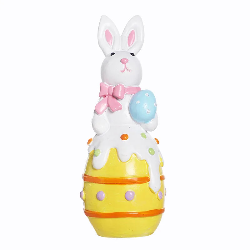Easter Bunny Egg s for Viewing.  Resin Decoration for  Warm,  Spring Atmosphere.   Home Decoration Holiday Gift