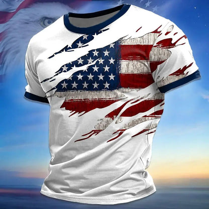 America 250th Birthday Eagle Flag 250 Years 1776-2026,  PRINTED Unisex Men's  and Womens T-Shirt, Casual  Vintage -style Clothing