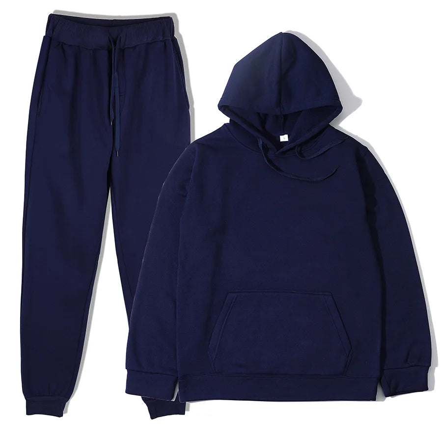 Men's Sports Sweat Suit  Fashion Tracksuit,  Womens  Hoodies + Pants,  Two Pieces Sets for  Running, Casual Sweatshirts Sweatpants Men's Clothing