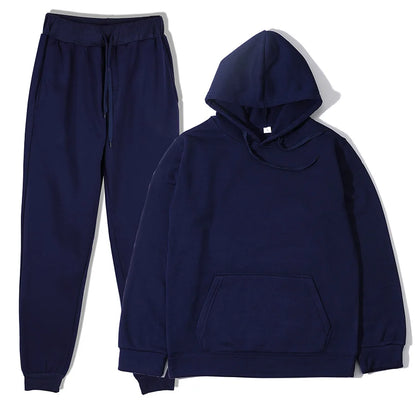 Men's Sports Sweat Suit  Fashion Tracksuit,  Womens  Hoodies + Pants,  Two Pieces Sets for  Running, Casual Sweatshirts Sweatpants Men's Clothing