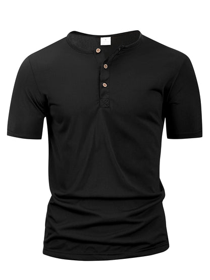 Mens Henley T-shirts,  Buttons,  Slim, Casual, Mens Solid Color,  Short Sleeve Sports T-shirt shirt.  Theres a Lt. Grey thats gone and every other color ha some of mostly everything.