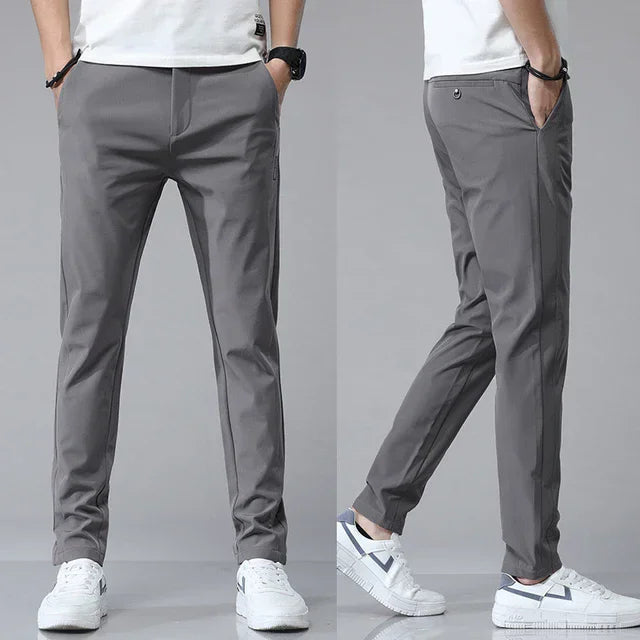 Spring /Summer Ultra-thin Men's Stretch,  Slim,  Straight,  Casual Pants.   High Quality Fashion and  Breathable Golf, Sport, Trousers