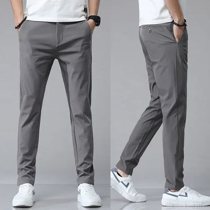 Spring /Summer Ultra-thin Men's Stretch,  Slim,  Straight,  Casual Pants.   High Quality Fashion and  Breathable Golf, Sport, Trousers