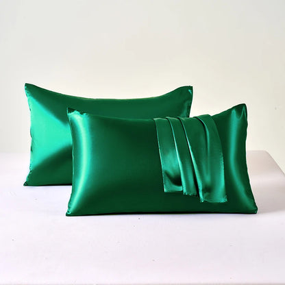 2pcs Satin Pillowcase for Skin and Hair, Satin Pillow Cases Set of 2 Soft Breathable Smooth Cooling Pillow Covers for Sleeping, Great Gifts.  Lots of colors BUT, GOLD is Hughley AVailable!!!  All others Drop down a Lot so  BL
