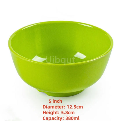 4.5 -5 inch 2 -10 piece set,  Break resistant Melamine Bowl for Thickened Flower Rice Soup or snacks.