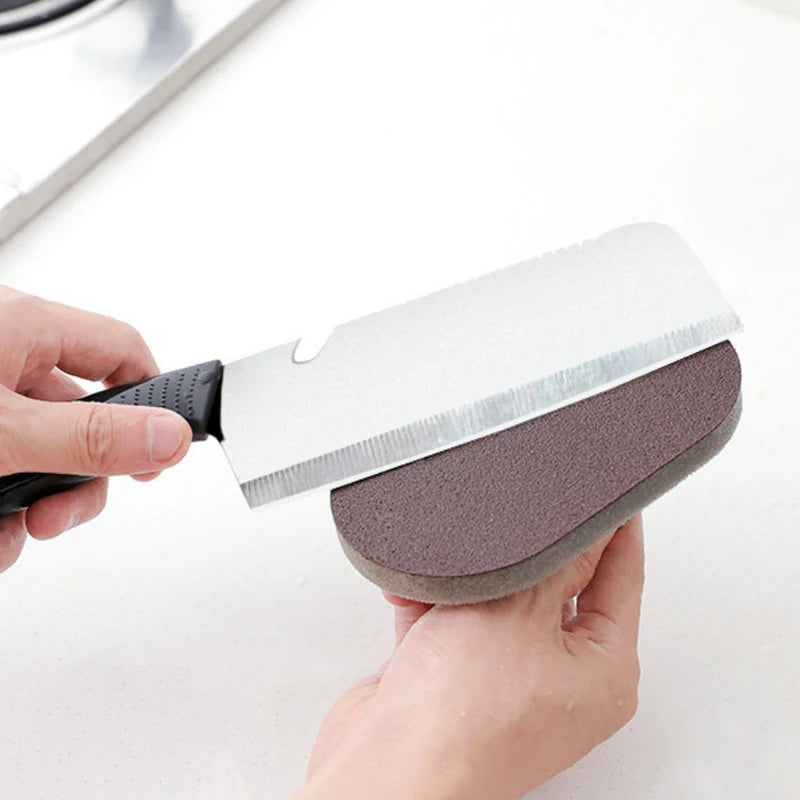 Magic Emery Sponge /Brush.   Wipe,  Eraser,  Cleaner for Kitchen or Bath,  Basement and Garage.Strong Decontamination Cleaning Tools With Handle Household Tools