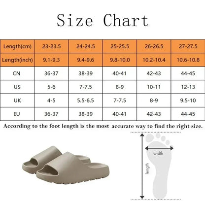 Coconut Slippers,  Cloud Thick-soled Sandals for  Summer Fashion.  Soft Bottom for Beach,  Mens Slippers / Women's Sandals, EVA Slides