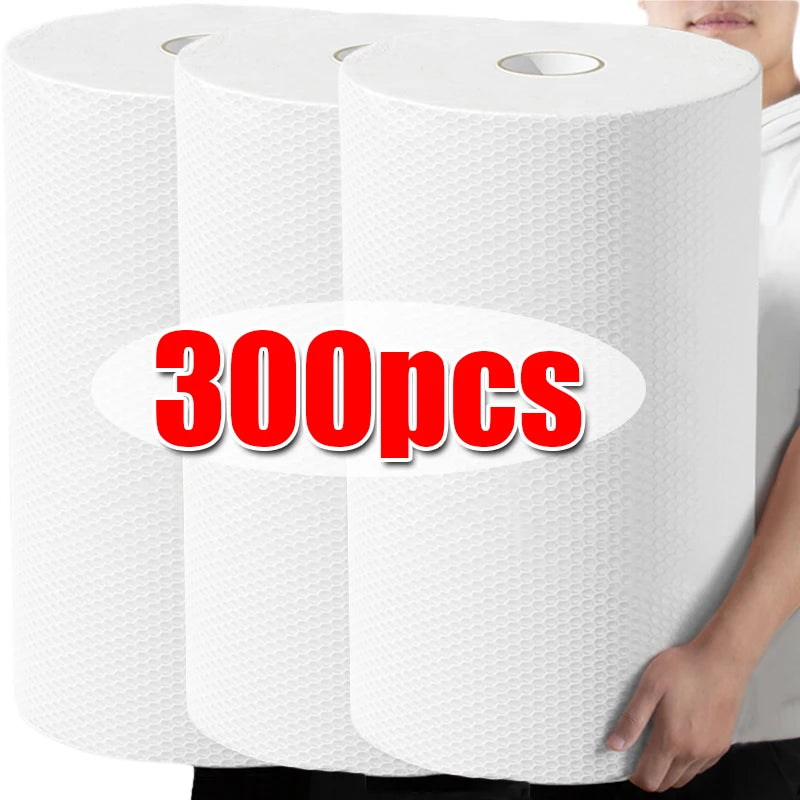 Kitchen Disposable Rags Non-Woven Reusable Cleaning Cloths Household Washing Towels Dishcloths Rag Wipes Cloth Cleaner Tools