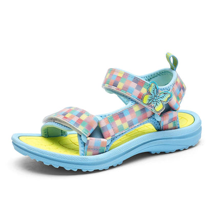 Summer Childrens Sandals , Baby Girls/Toddlers,  Soft Non-slip Princess Shoes,  Baby Cute,  Pearl Princess .