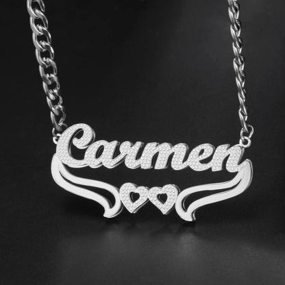 Sipuris Custom Name Necklace For Women Golden Choker Stainless Steel Personalized Corrosion Process Jewelry Wedding Gifts