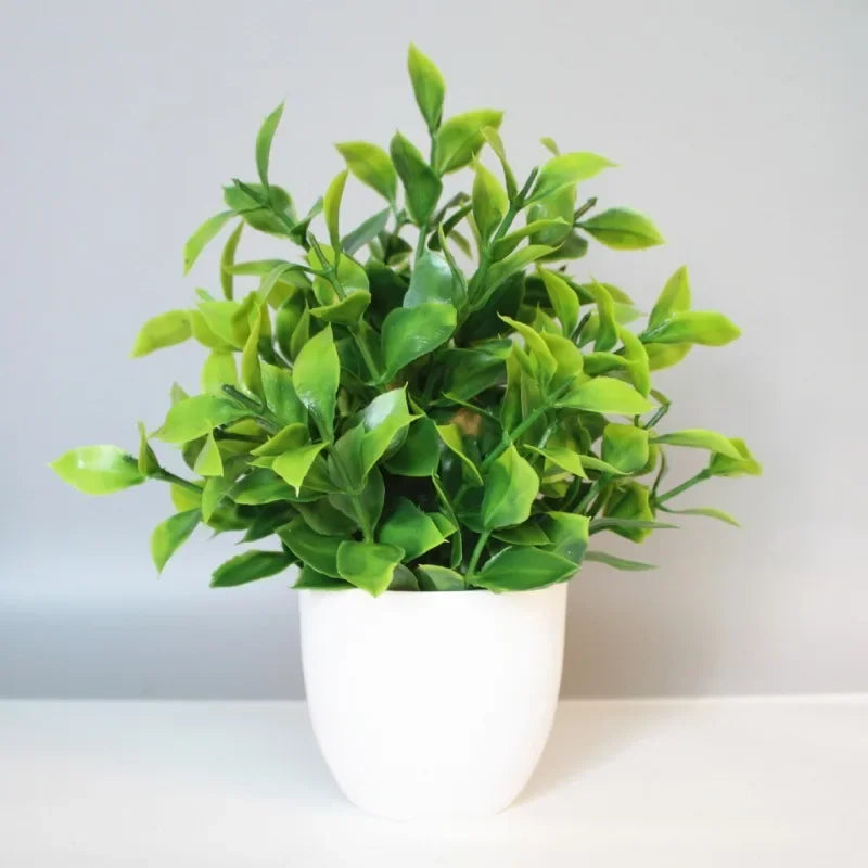 Potted Artificial  Bonsai Plants, Indoor/Outdoor Decorations.